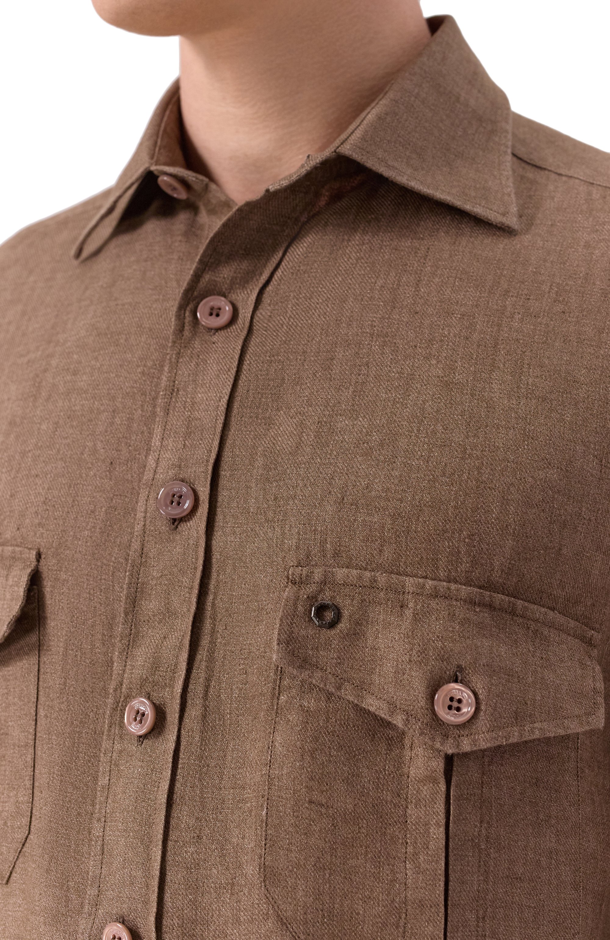 Льняная рубашка STEFANO RICCI, арт. SP007711/BX2930, фото 5