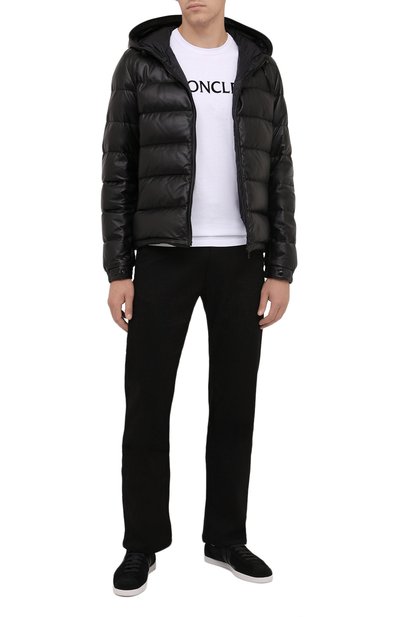 Кожаный пуховик gebroulaz MONCLER, арт. G2-091-1A001-01-50118, фото 2