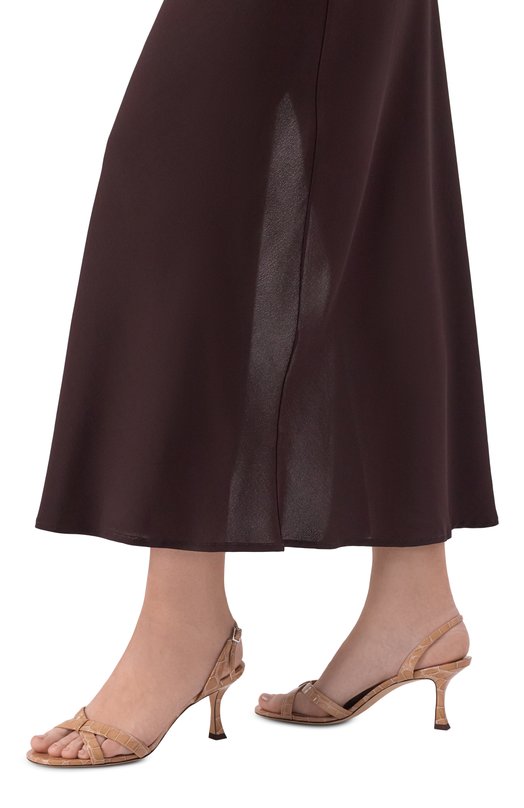 Кожаные босоножки Elsy 70 Jimmy Choo ELSY70CBH Бежевый  ELSY70CBH Фото 2