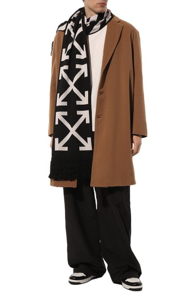 Шерстяной шарф OFF-WHITE, арт. OMMA001F22KNI0011020, фото 3
