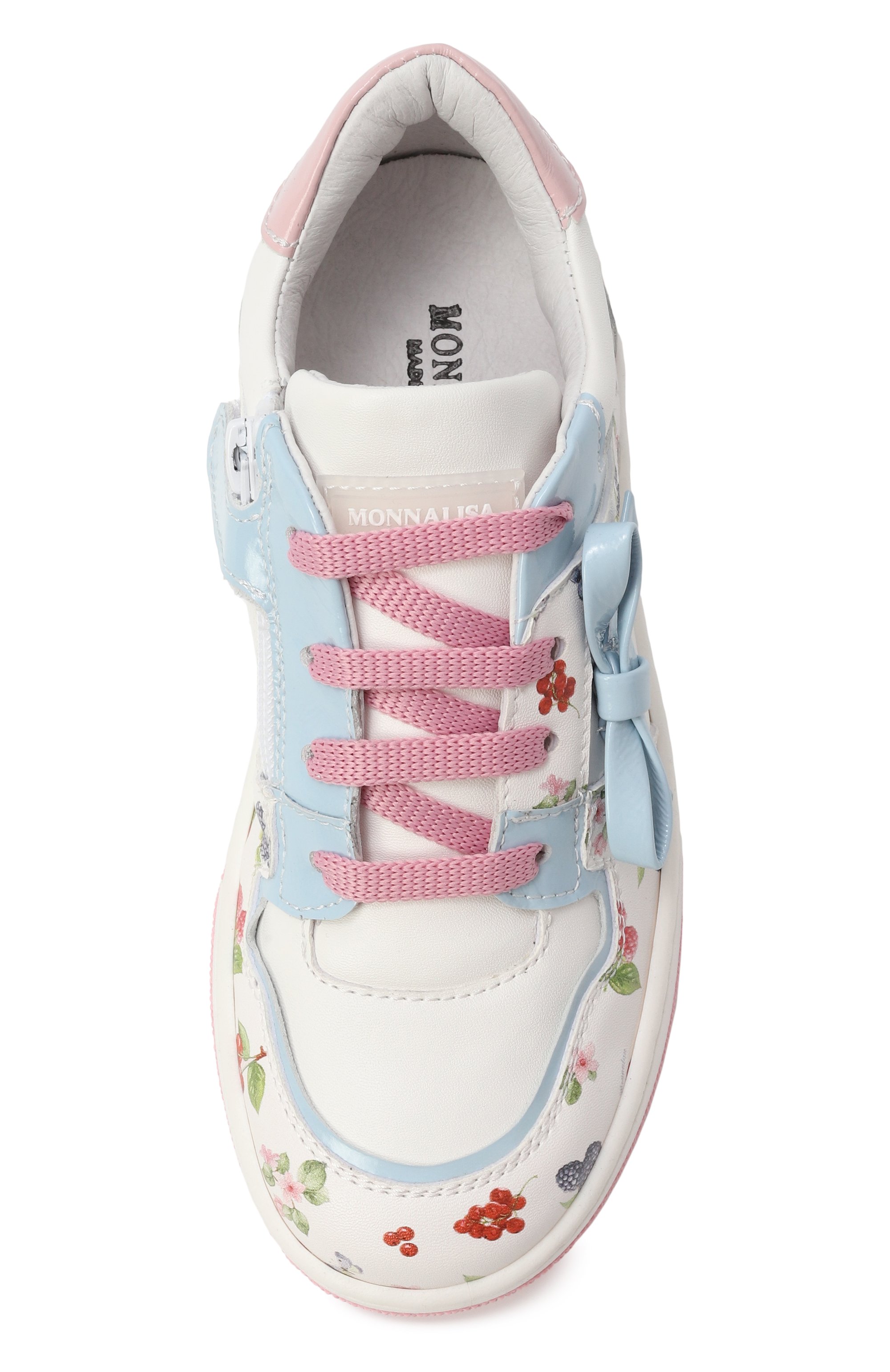 Кеды MONNALISA белого цвета по цене 33700 руб., арт. 8CE016, фото 4 Кеды MONNALISA, арт. 8CE016, фото 4