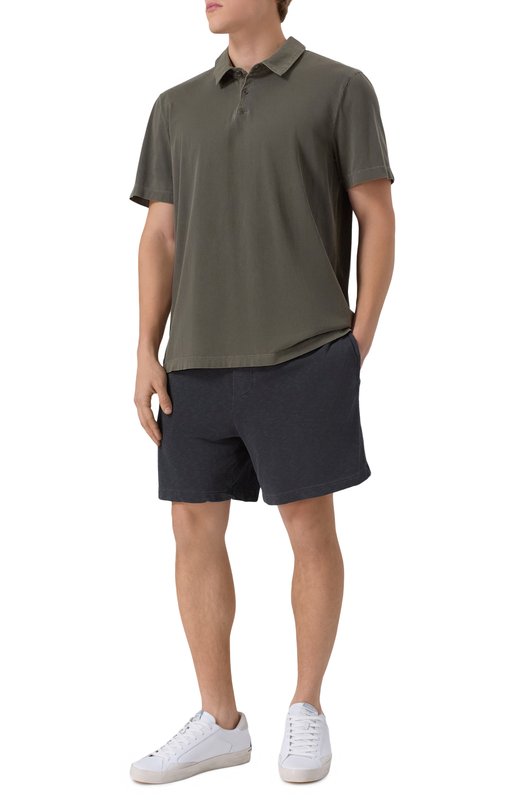 Хлопковые шорты James Perse MXA4192 Серый  MXA4192 Фото 2