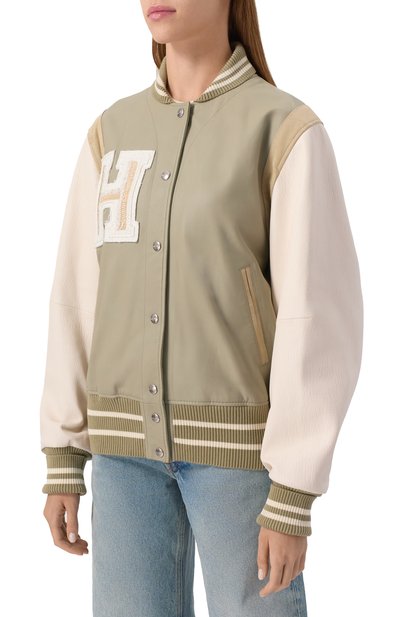 Кожаный бомбер HALFBOY, арт. HS251WL008, фото 3