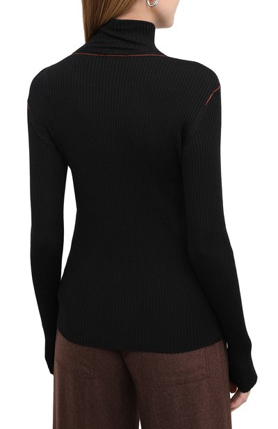 Водолазка из шерсти и шелка CHLOÉ, арт. CHC20WMP10510, фото 4