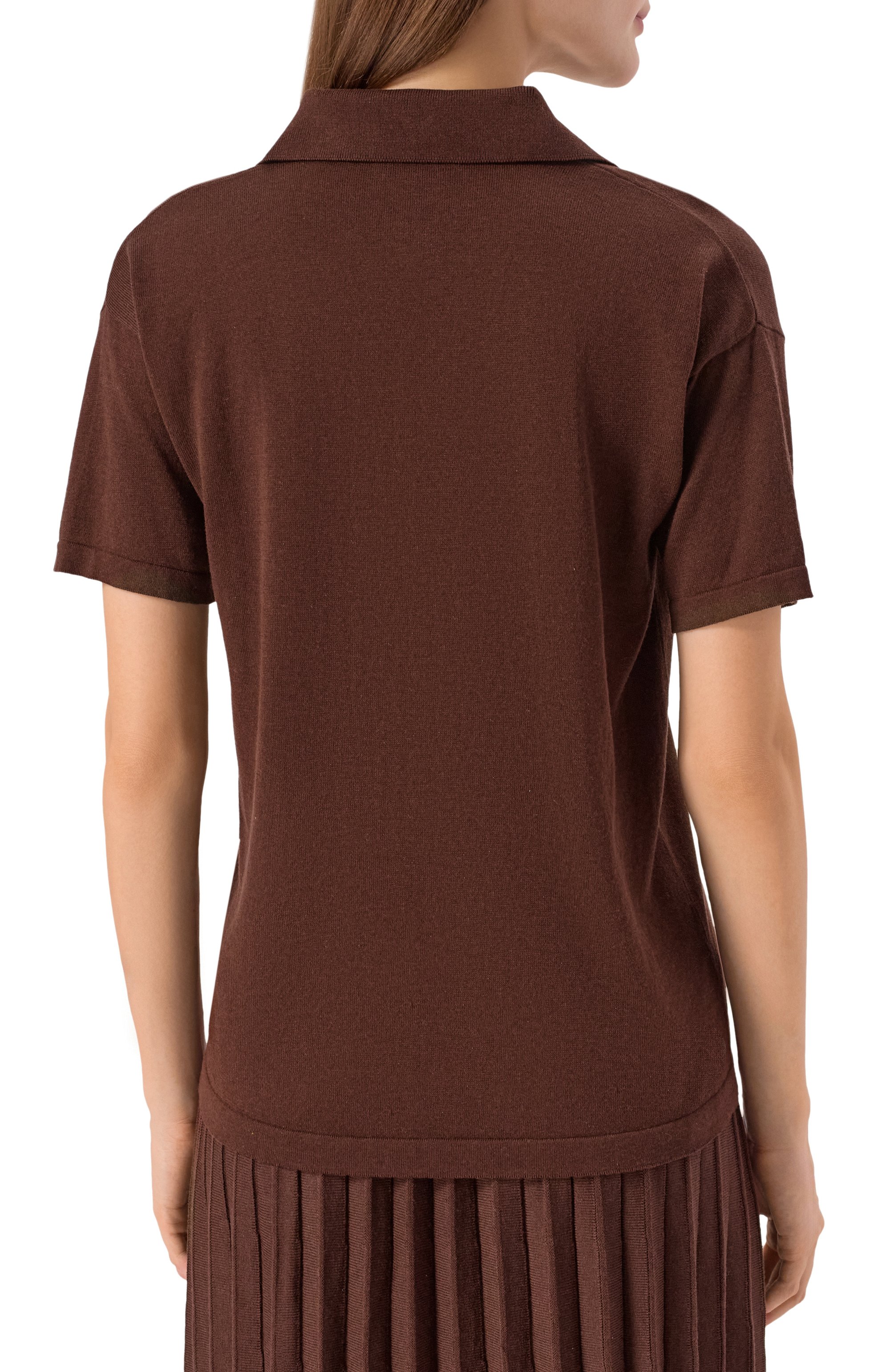 Поло из шелка и хлопка MVST, арт. WS61-612MU, фото 4