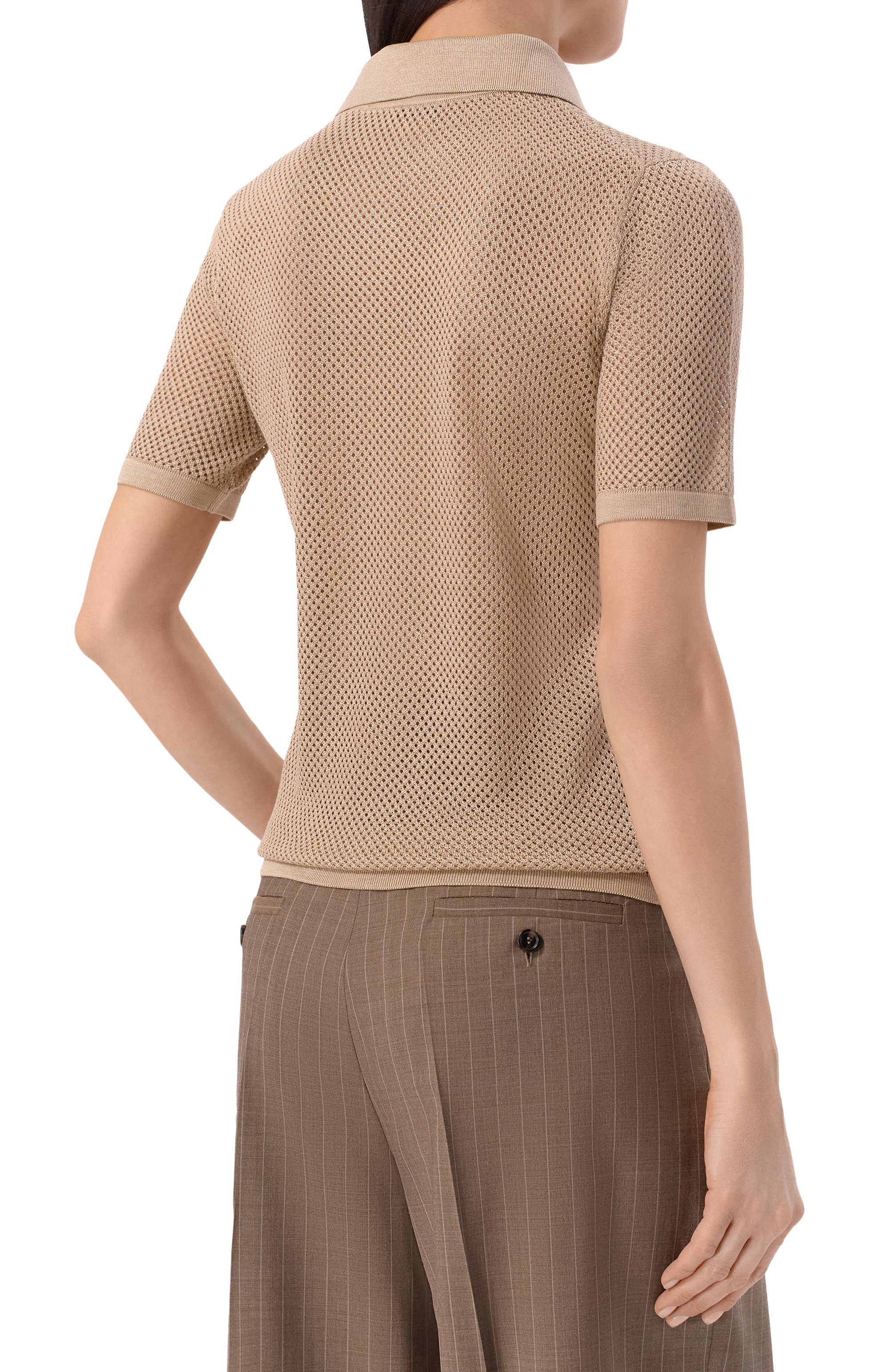 Шелковое поло KITON, арт. D55714, фото 4