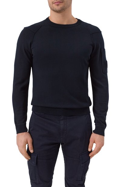 Хлопковый джемпер C.P. COMPANY, арт. 18CMKN026A004037A, фото 3