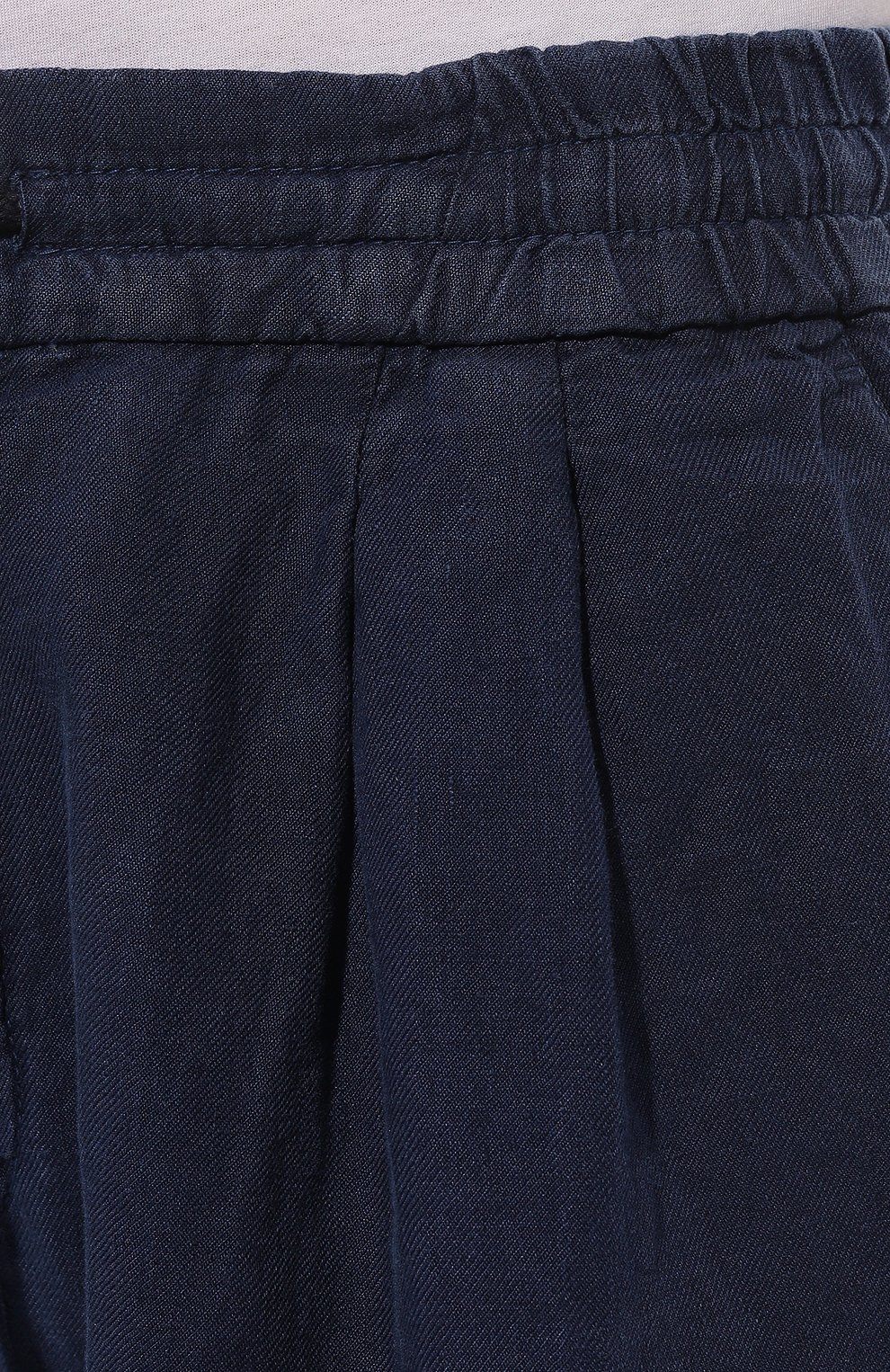 Льняные шорты BRUNELLO CUCINELLI темно-синего цвета по цене 83800 руб., арт. M243DU0020, фото 5 Льняные шорты BRUNELLO CUCINELLI, арт. M243DU0020, фото 5