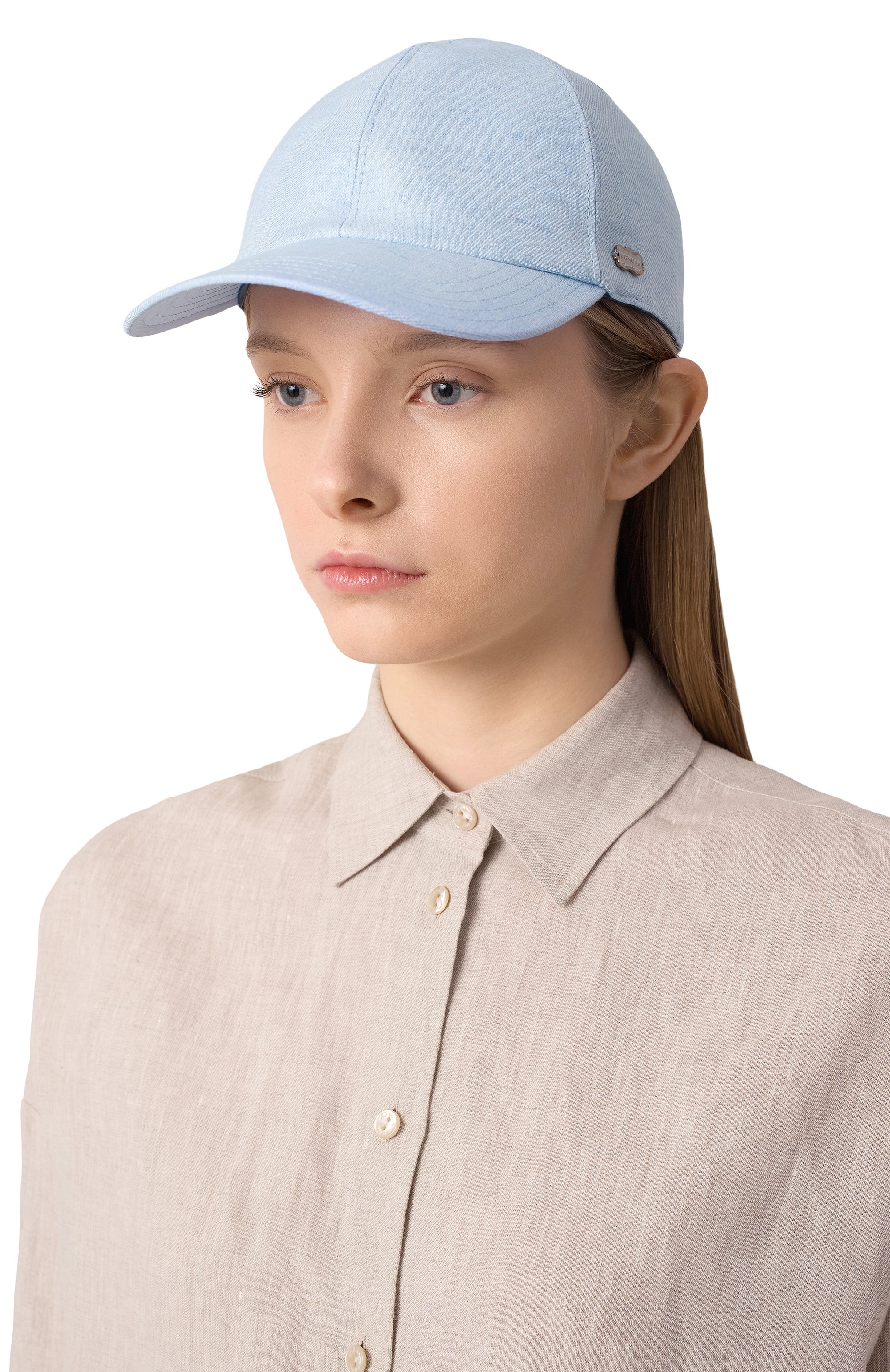 Льняная бейсболка AGNONA, арт. AK0902X/U3014, фото 2