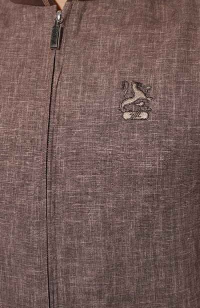 Льняной бомбер ZILLI, арт. MF0-84060-G13711/0001, фото 5