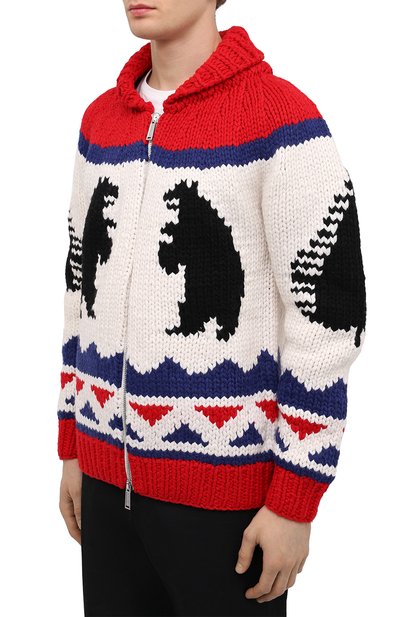 Шерстяной кардиган DSQUARED2, арт. S71HA1098/S17816, фото 3