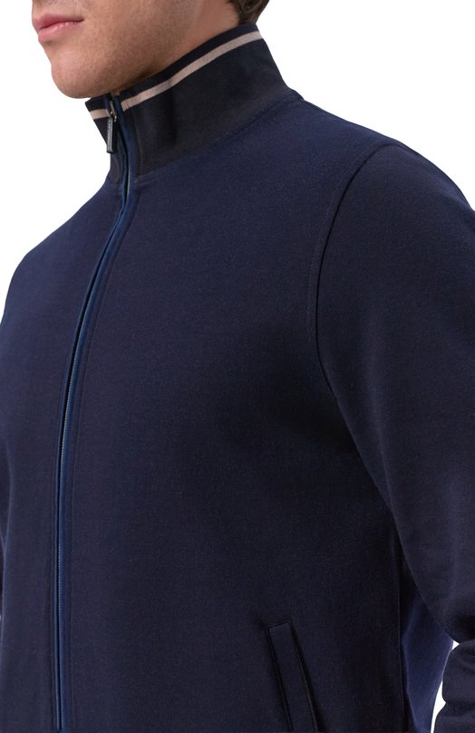 Хлопковая толстовка Capobianco 20M461.TS00. Синий  20M461.TS00. Фото 5