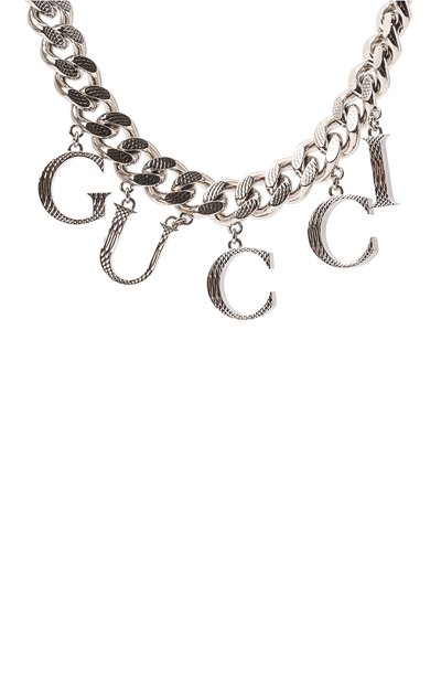 Чокер GUCCI серебряного цвета по цене 110880 руб., арт. 675767/I4601, фото 3 Чокер GUCCI, арт. 675767/I4601, фото 3
