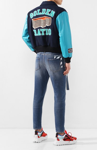 Комбинированный бомбер OFF-WHITE, арт. 0MJA036R20A320243288, фото 2