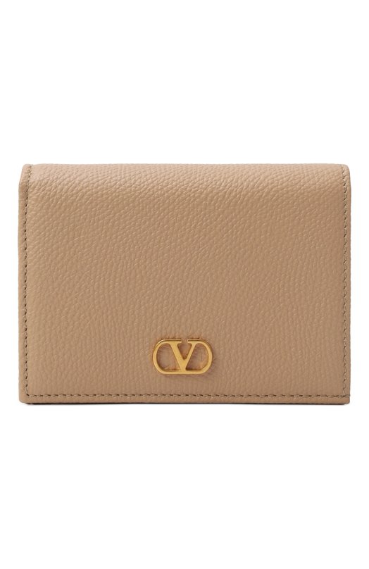 Кожаное портмоне Valentino 7W2P0AJ3/SNP Бежевый 7W2P0AJ3/SNP