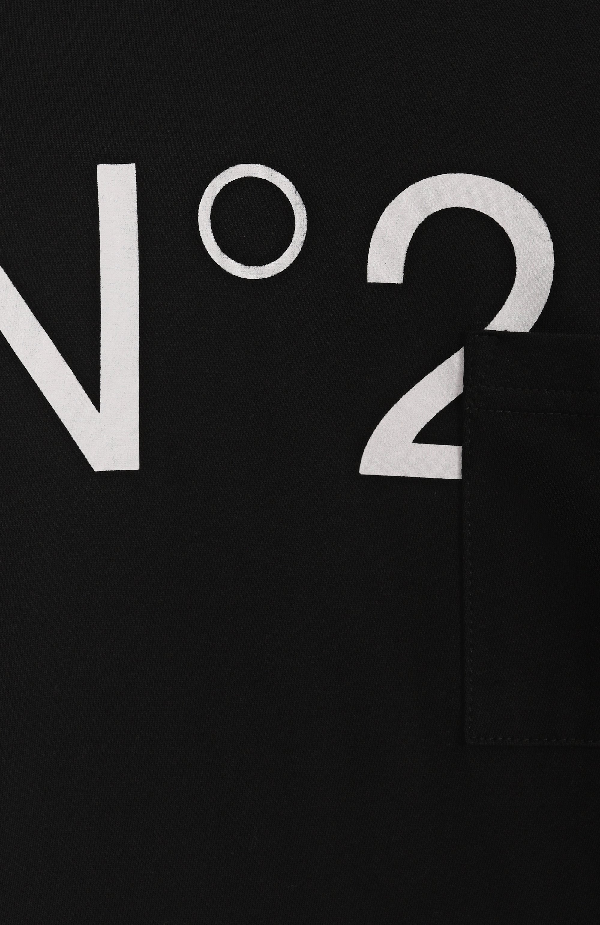 Хлопковый лонгслив N21, арт. N2107Q/N0153, фото 3