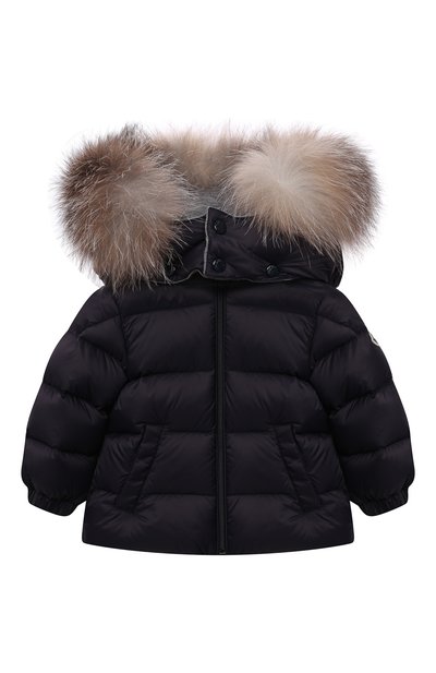 Комплект из куртки и комбинезона MONCLER темно-синего цвета по цене 85150 руб., арт. G2-951-1F504-02-53079, фото 2 Комплект из куртки и комбинезона MONCLER, арт. G2-951-1F504-02-53079, фото 2