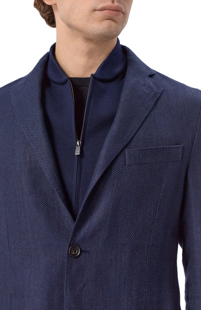 Пиджак изо льна и шерсти CORNELIANI, арт. 27X574/2716319, фото 5