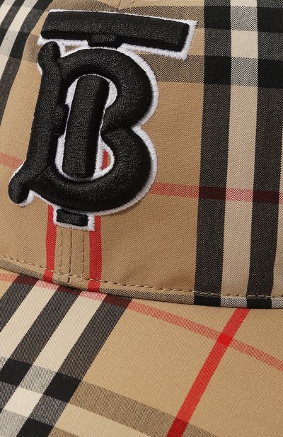 Хлопковая бейсболка BURBERRY, арт. 8038504, фото 4