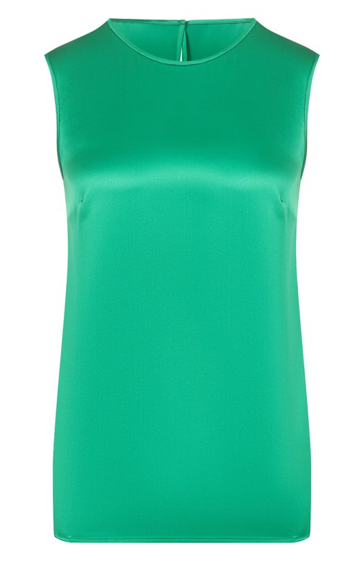 Атласный топ Dolce & Gabbana F7ZZCT/FU1AU Зелёный  F7ZZCT/FU1AU