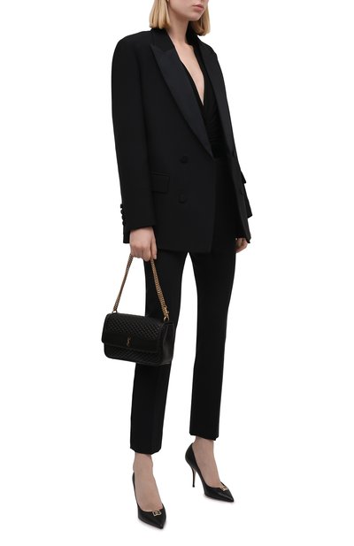 Кожаные туфли cardinale DOLCE & GABBANA черного цвета по цене 87650 руб., арт. CD1648/AQ994, фото 2 Кожаные туфли cardinale DOLCE & GABBANA, арт. CD1648/AQ994, фото 2