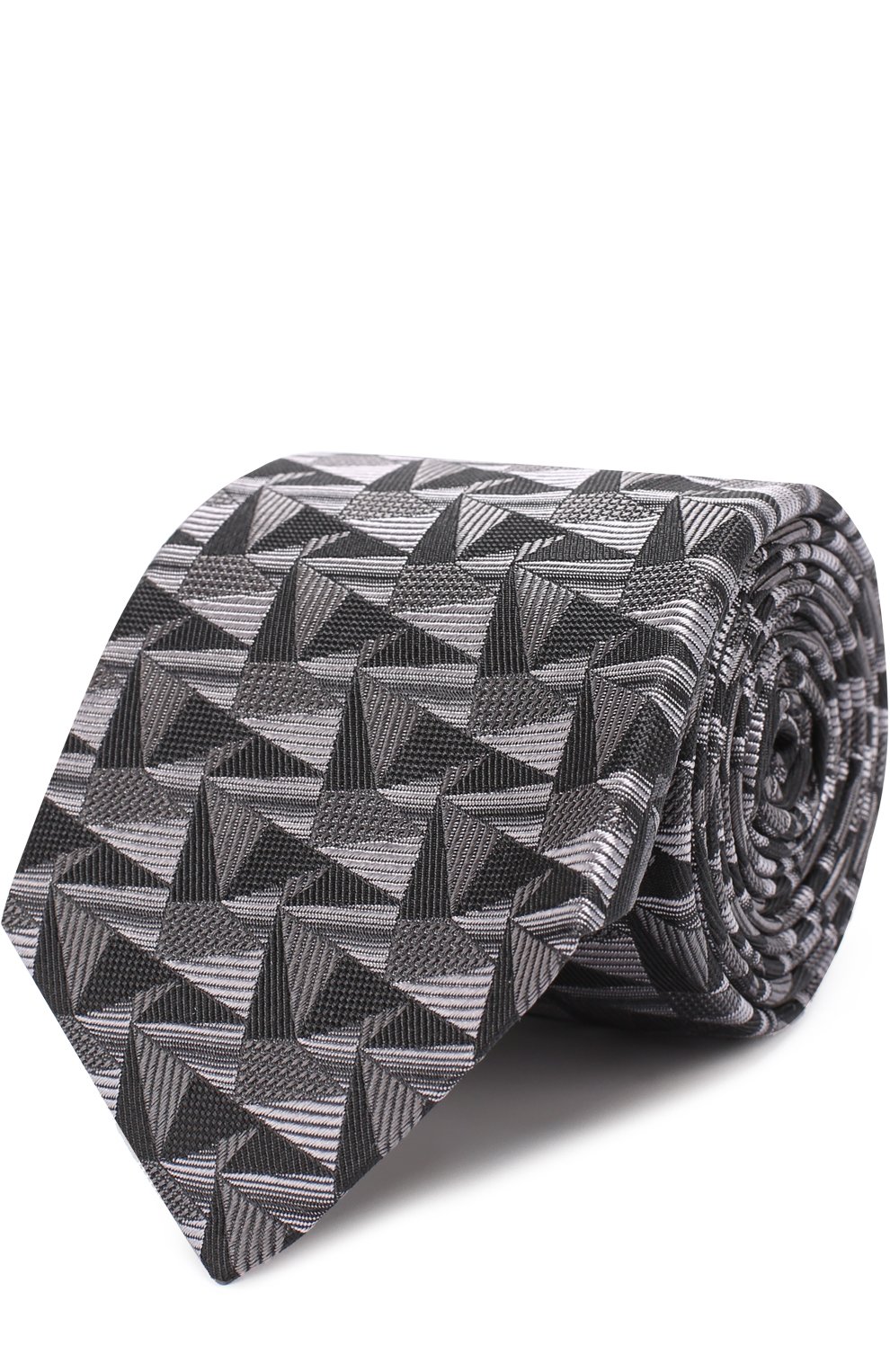 Шелковый галстук с узором TURNBULL & ASSER, арт. TIE002-BB230, фото 1