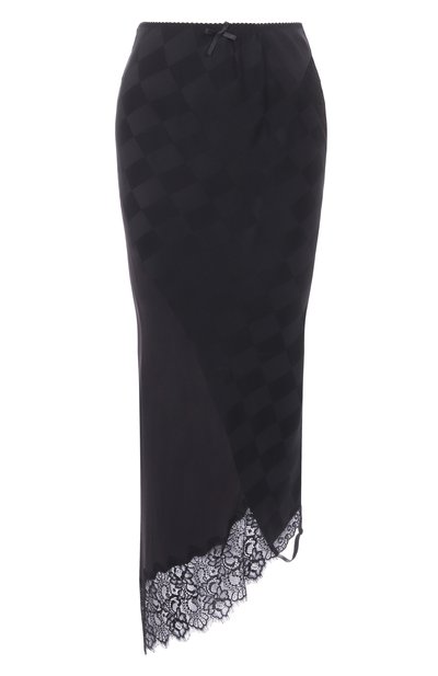 Женская юбка из вискозы и шелка MOSCHINO, арт. A0119/5535