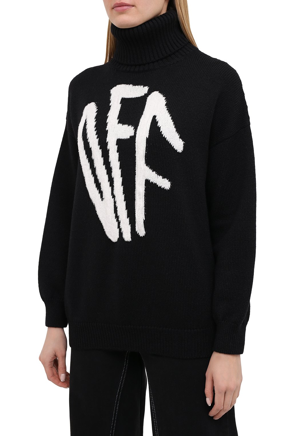 Шерстяной свитер OFF-WHITE, арт. 0WHF008F20KNI0011001, фото 3