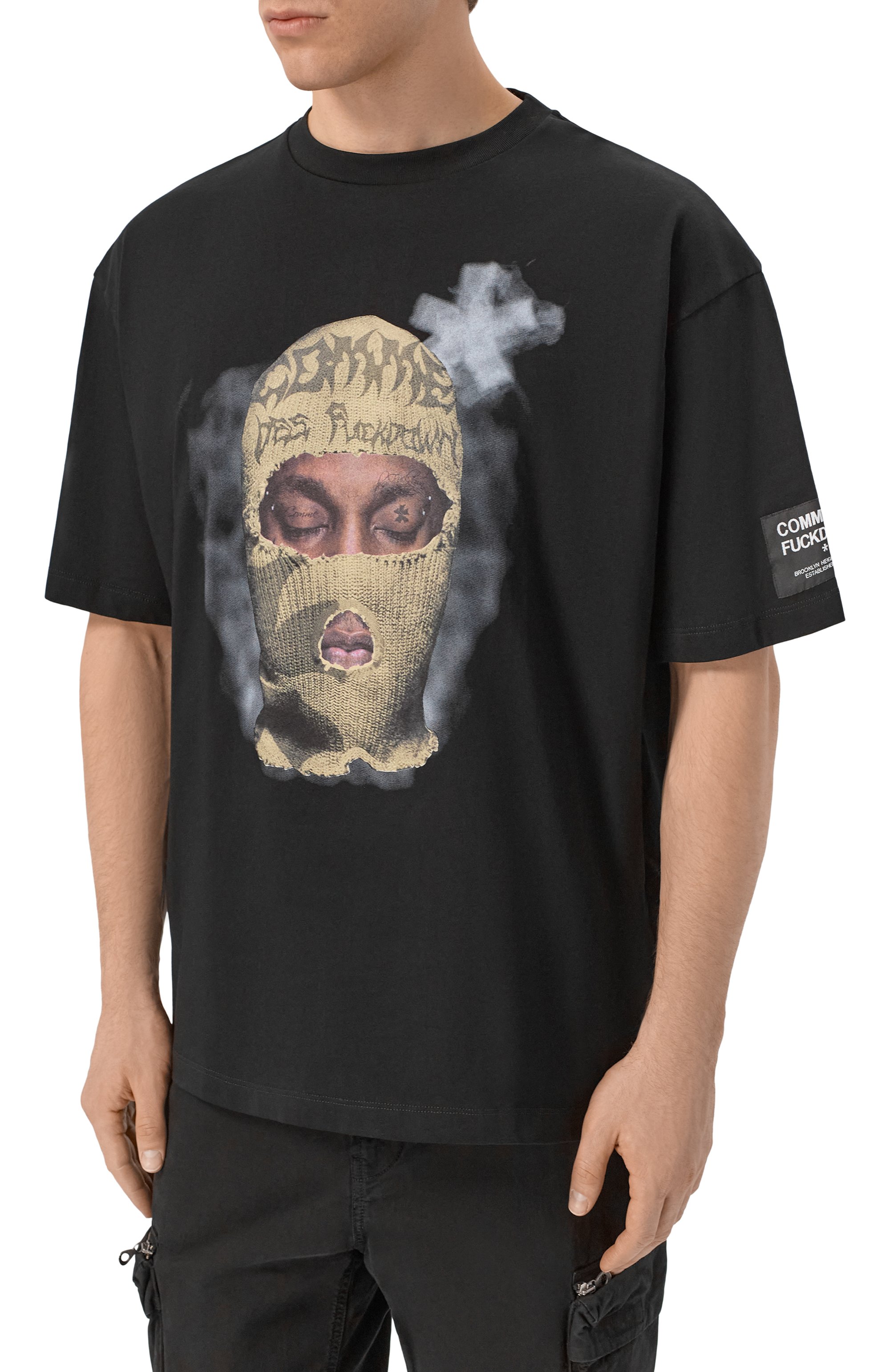 Хлопковая футболка COMME DES FUCKDOWN, арт. CFABM01975, фото 3