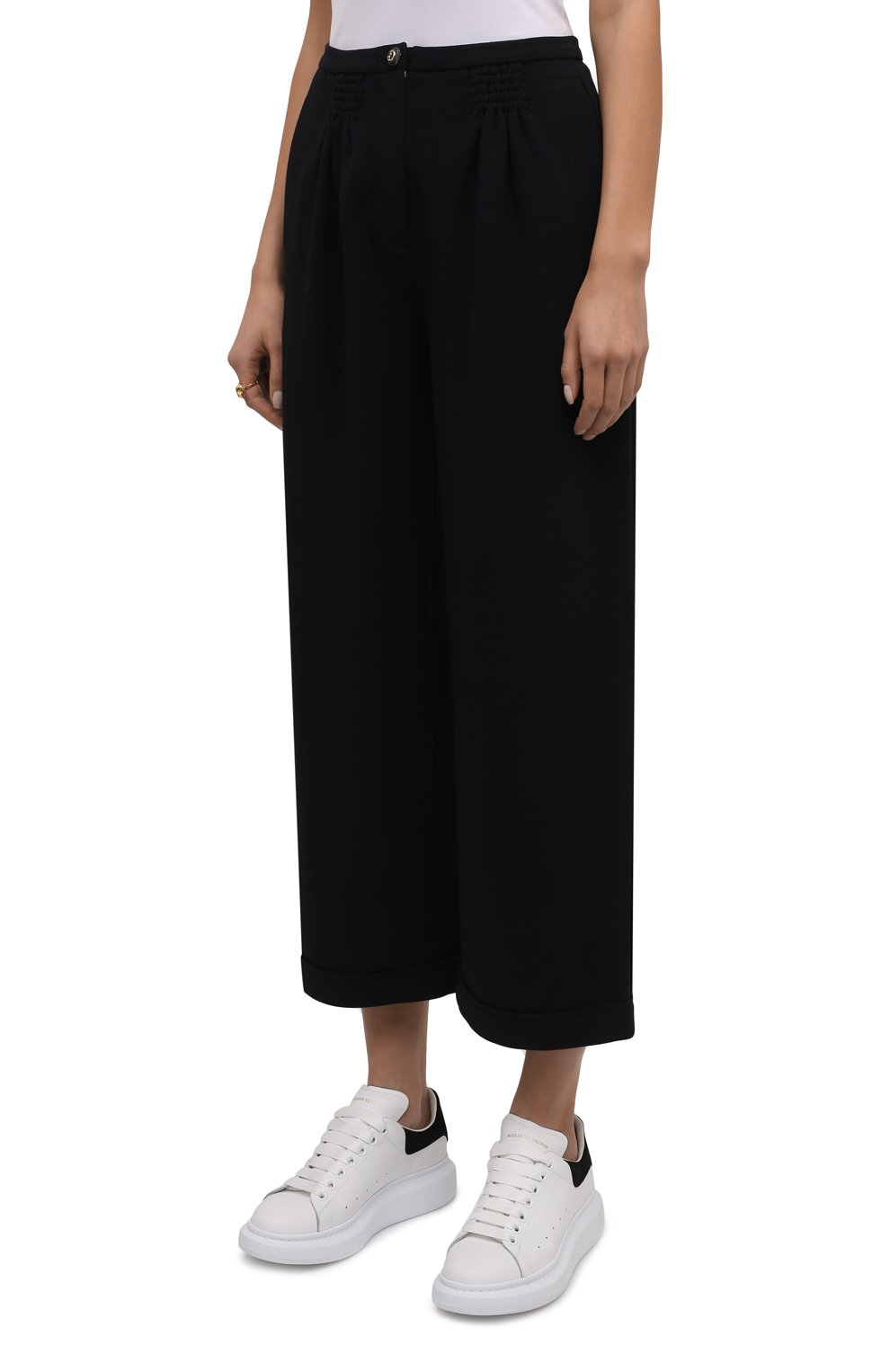 Шерстяные брюки GIORGIO ARMANI темно-синего цвета по цене 186500 руб., арт. 6KAP51/AJVQZ, фото 3 Шерстяные брюки GIORGIO ARMANI, арт. 6KAP51/AJVQZ, фото 3