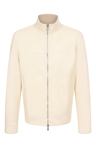 Мужская двусторонняя кожаная куртка BRUNELLO CUCINELLI, арт. MPFLY2036
