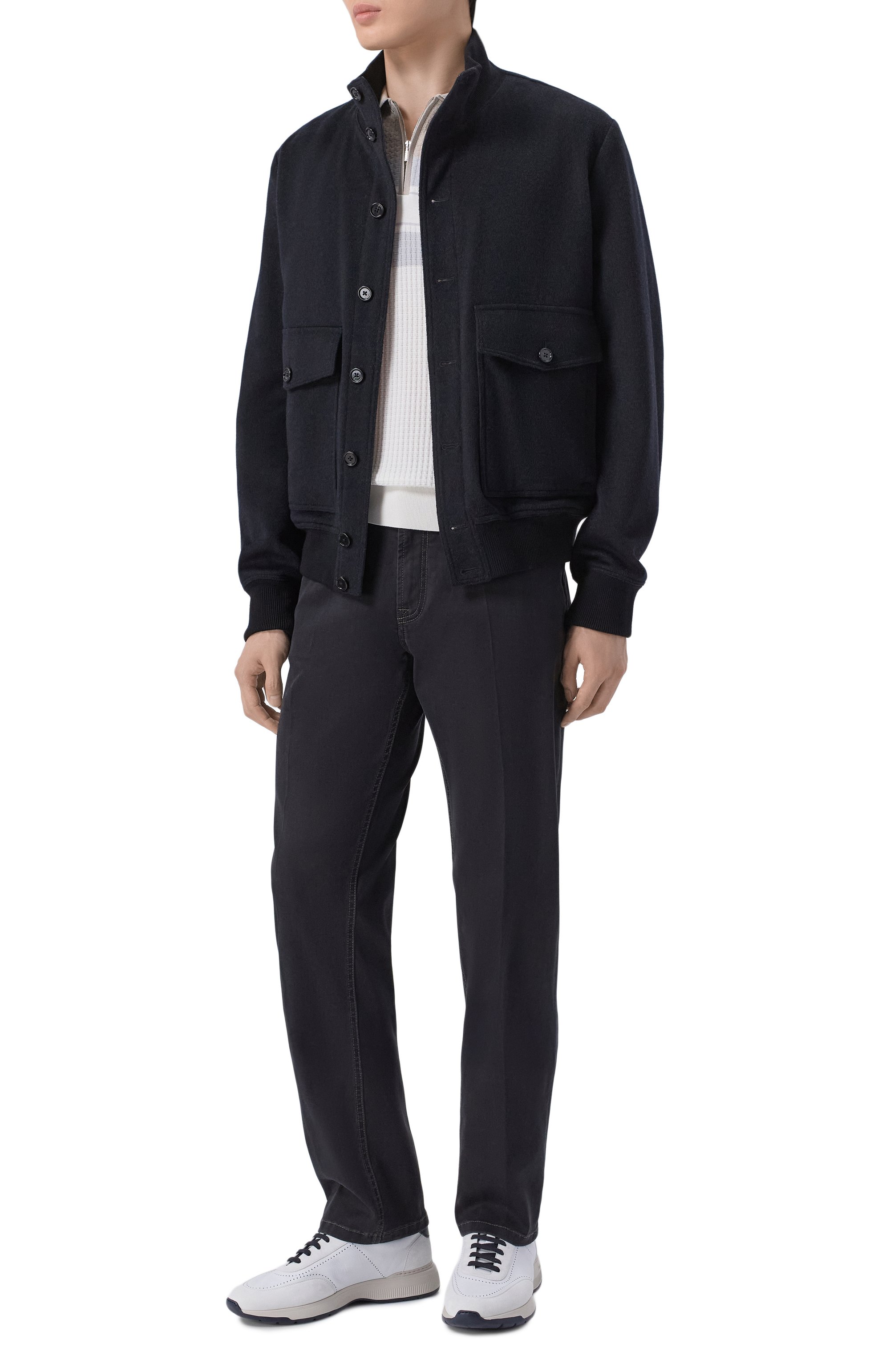 Кожаные кроссовки ZILLI, арт. H0291AM1250VZEV12, фото 2