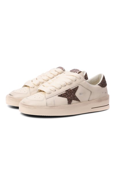 Женские комбинированные кеды stardan GOLDEN GOOSE DELUXE BRAND, арт. GWF00128.F007939