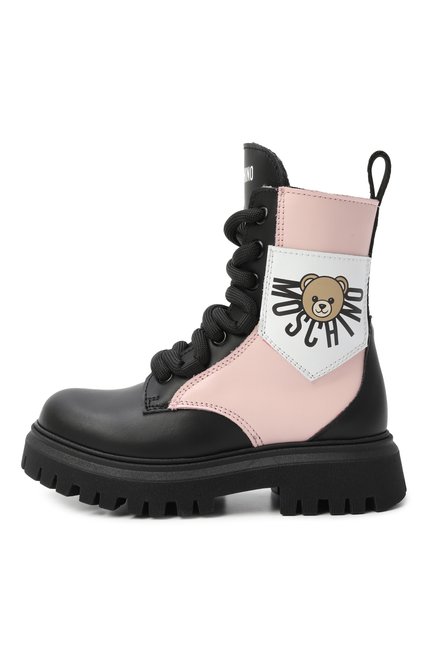 Кожаные ботинки MOSCHINO, арт. 81952/VAR4/24-27
