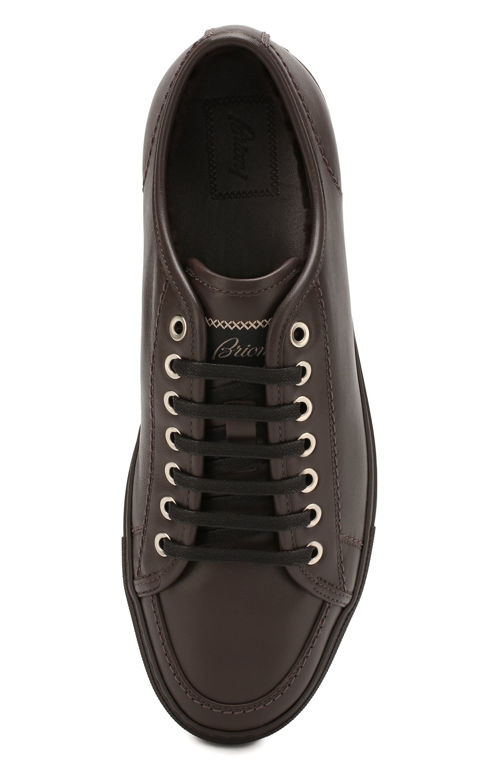 Кожаные кеды BRIONI, арт. QHH40L/P9730, фото 5