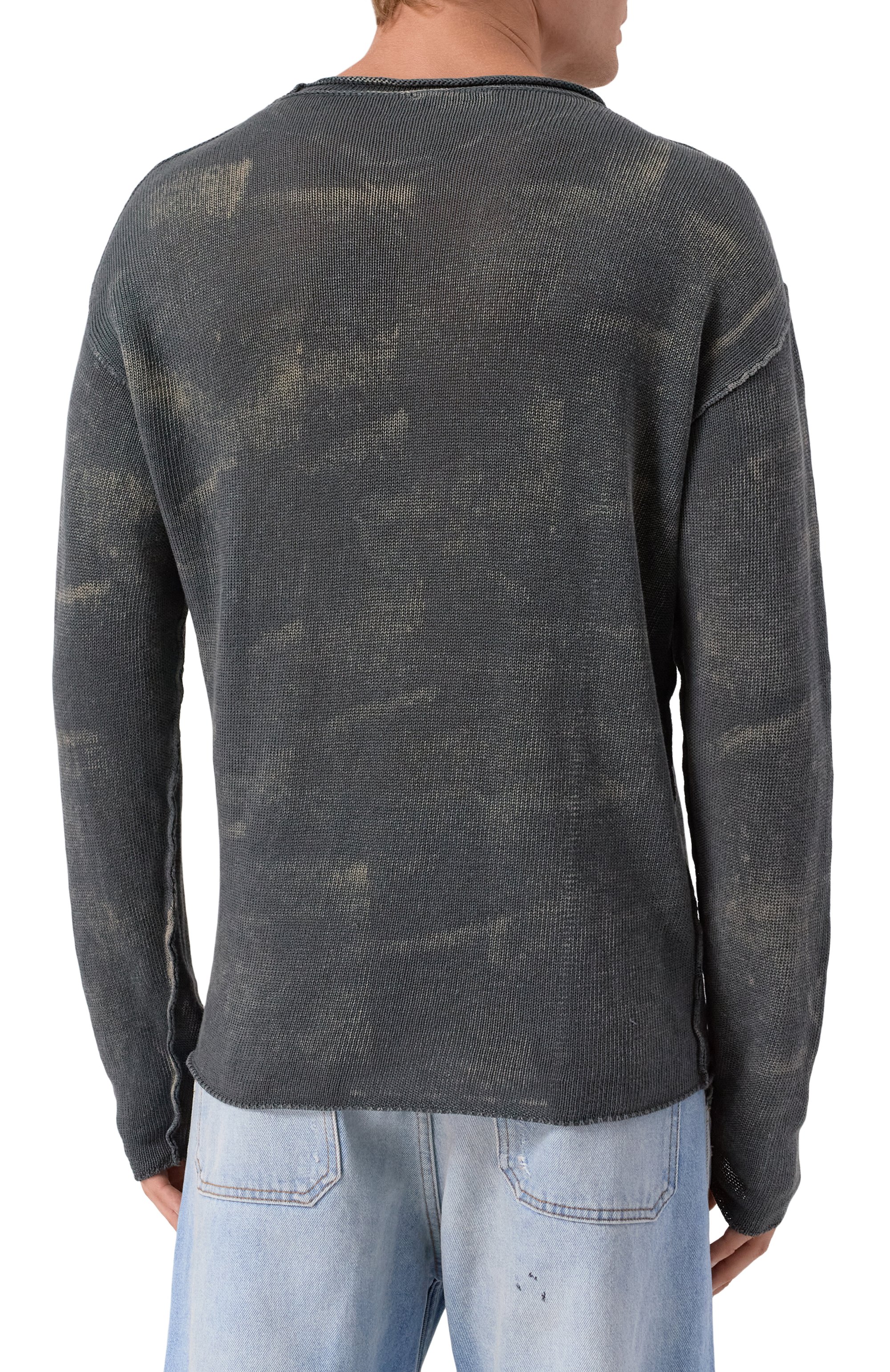 Джемпер из хлопка и льна TRANSIT темно-серого цвета по цене 43950 руб., арт. CFUTRW12470R, фото 4 Джемпер из хлопка и льна TRANSIT, арт. CFUTRW12470R, фото 4