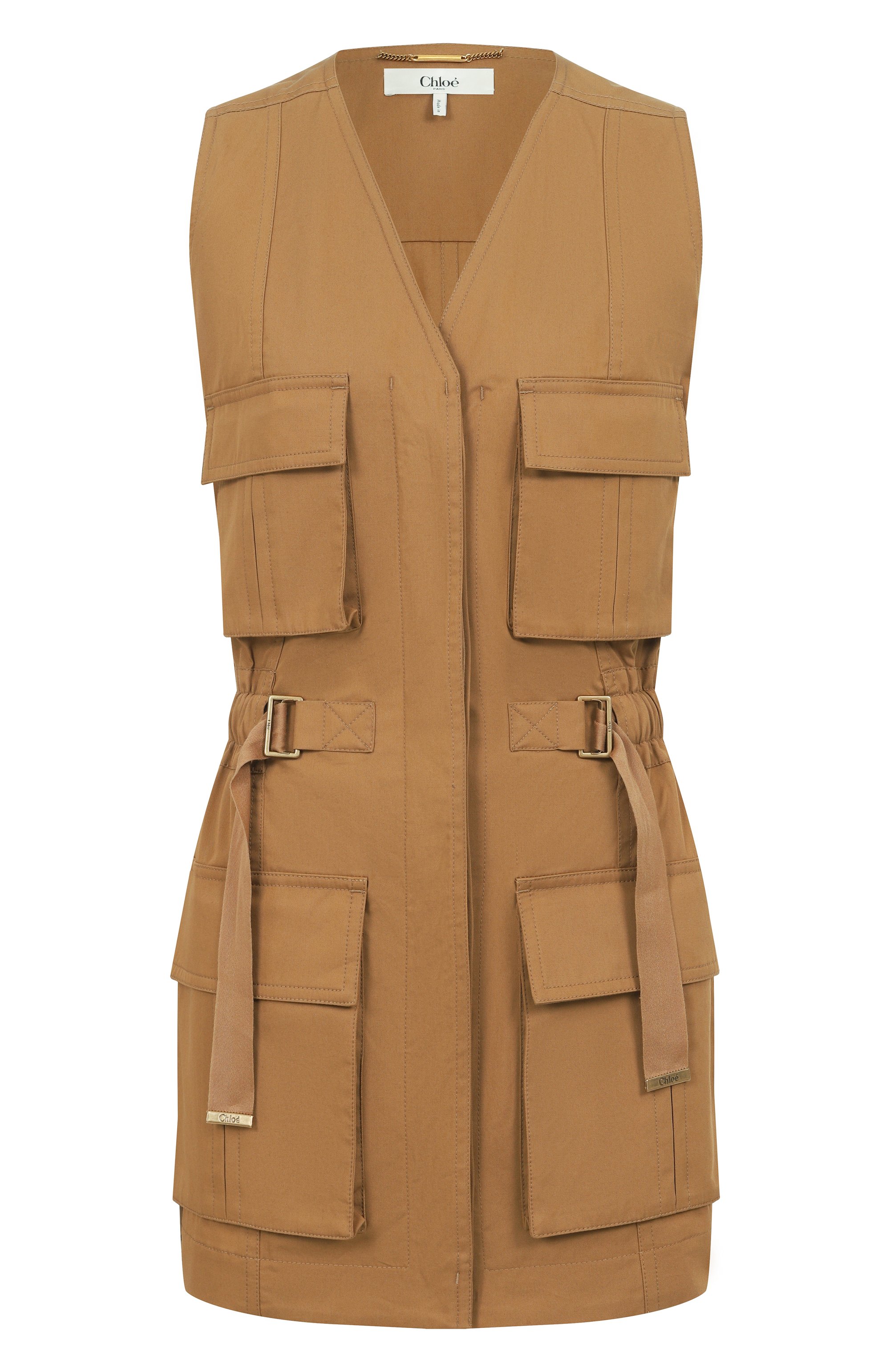 Хлопковый жилет CHLOÉ, арт. CH25UGI10118, фото 1