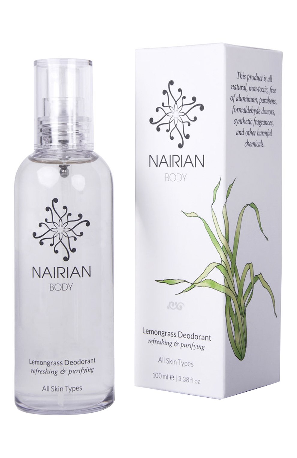 Дезодорант с эфирным маслом лемонграсса (100ml) NAIRIAN, арт. 4850017820858, фото 1