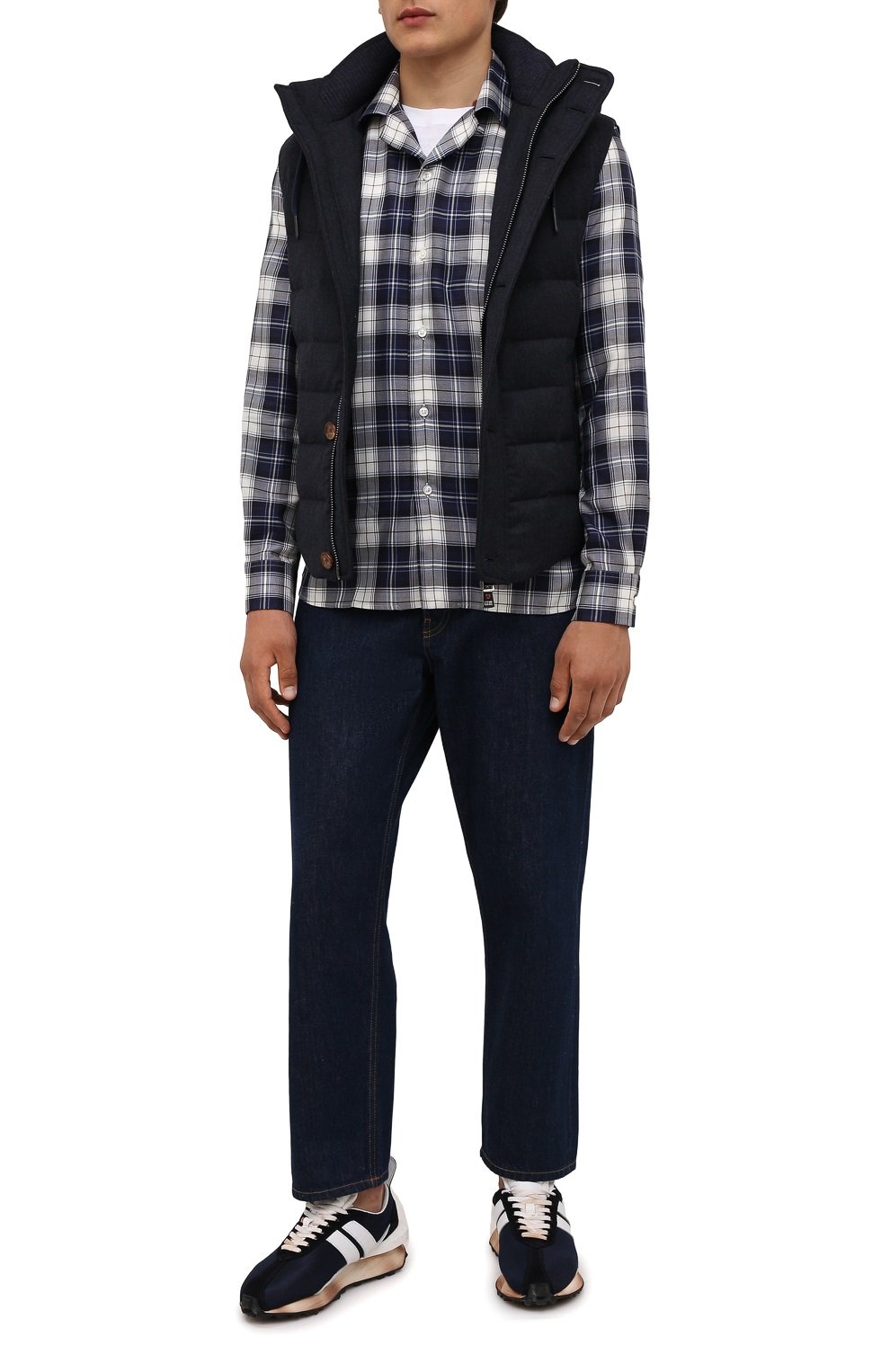 Пуховый жилет KIRED темно-синего цвета по цене 140500 руб., арт. WKISHBW7405008000, фото 2 Пуховый жилет KIRED, арт. WKISHBW7405008000, фото 2