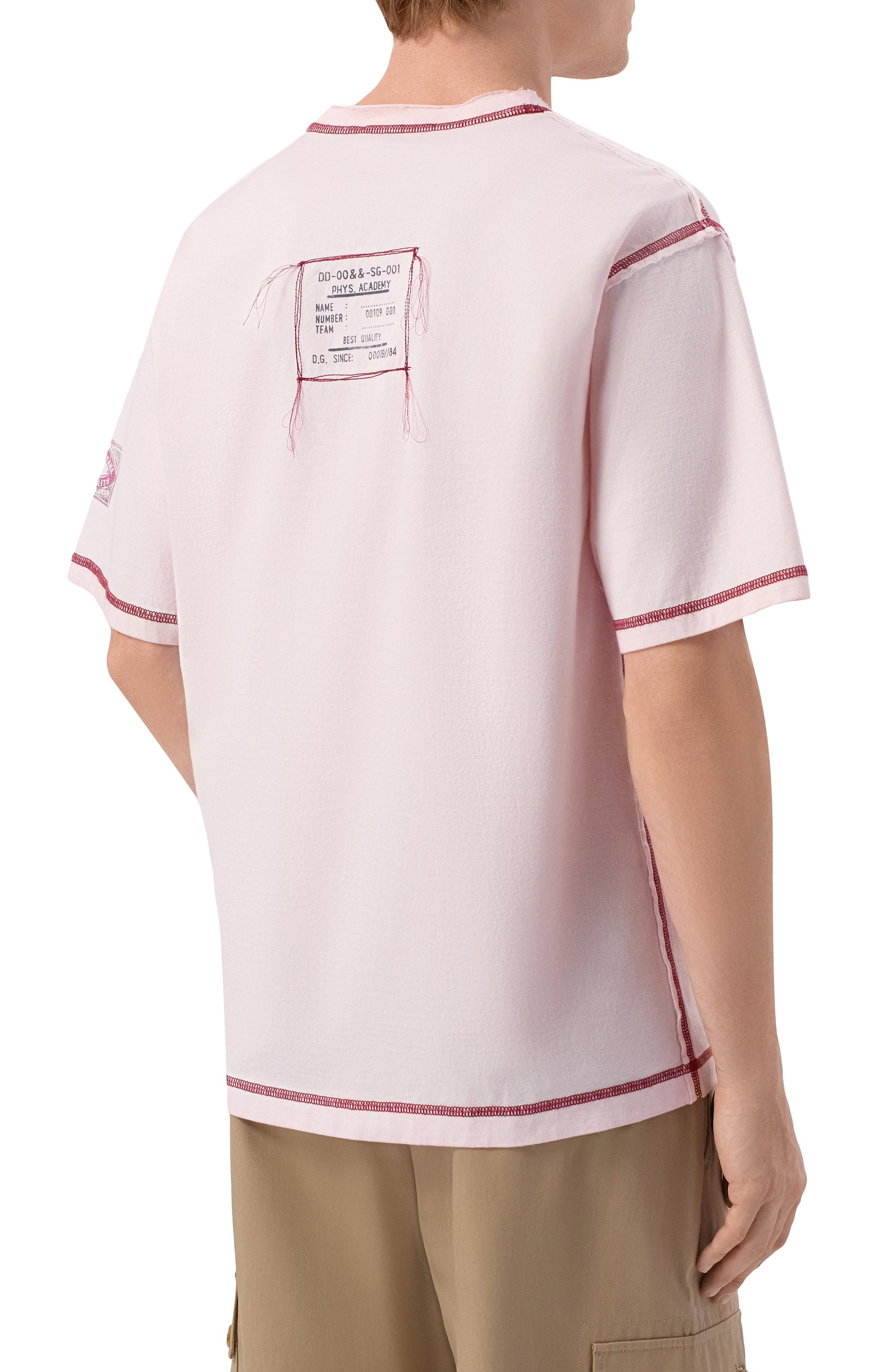 Хлопковая футболка DOLCE & GABBANA, арт. G8T05T/G7PPC, фото 4