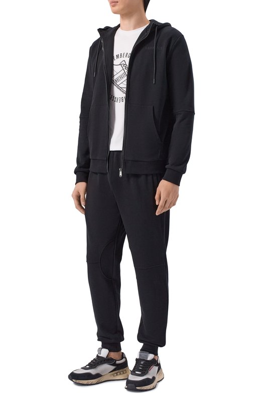 Хлопковый спортивный костюм Dirk Bikkembergs BMF1713 Чёрный BMF1713