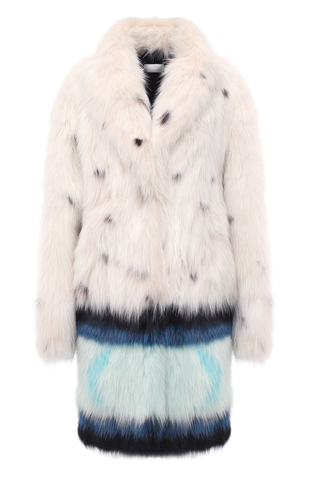 Шуба из меха песца с принтом MATE OFFICIAL, арт. 74CF090-33BI091, фото 1