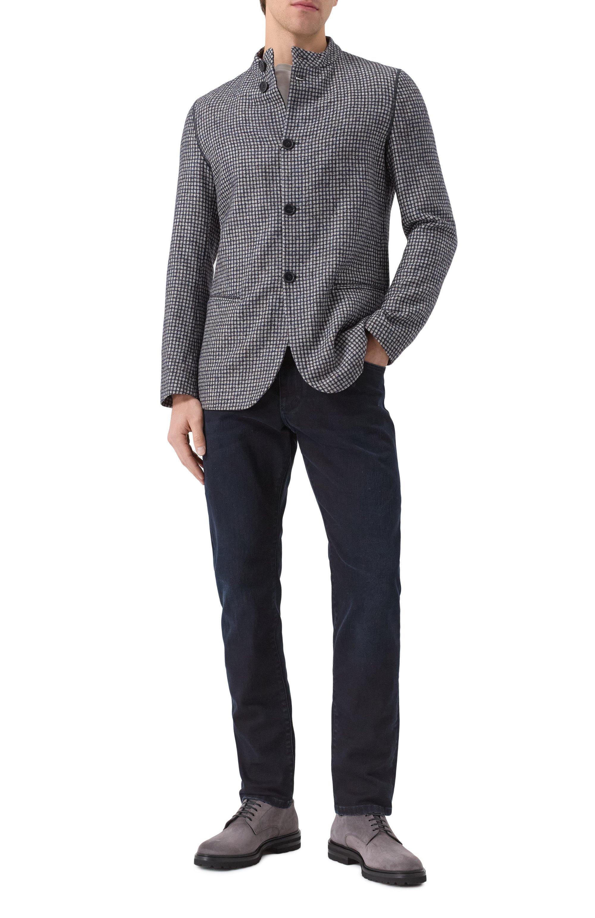 Шерстяной пиджак GIORGIO ARMANI, арт. 0EPM60/T02SH, фото 2