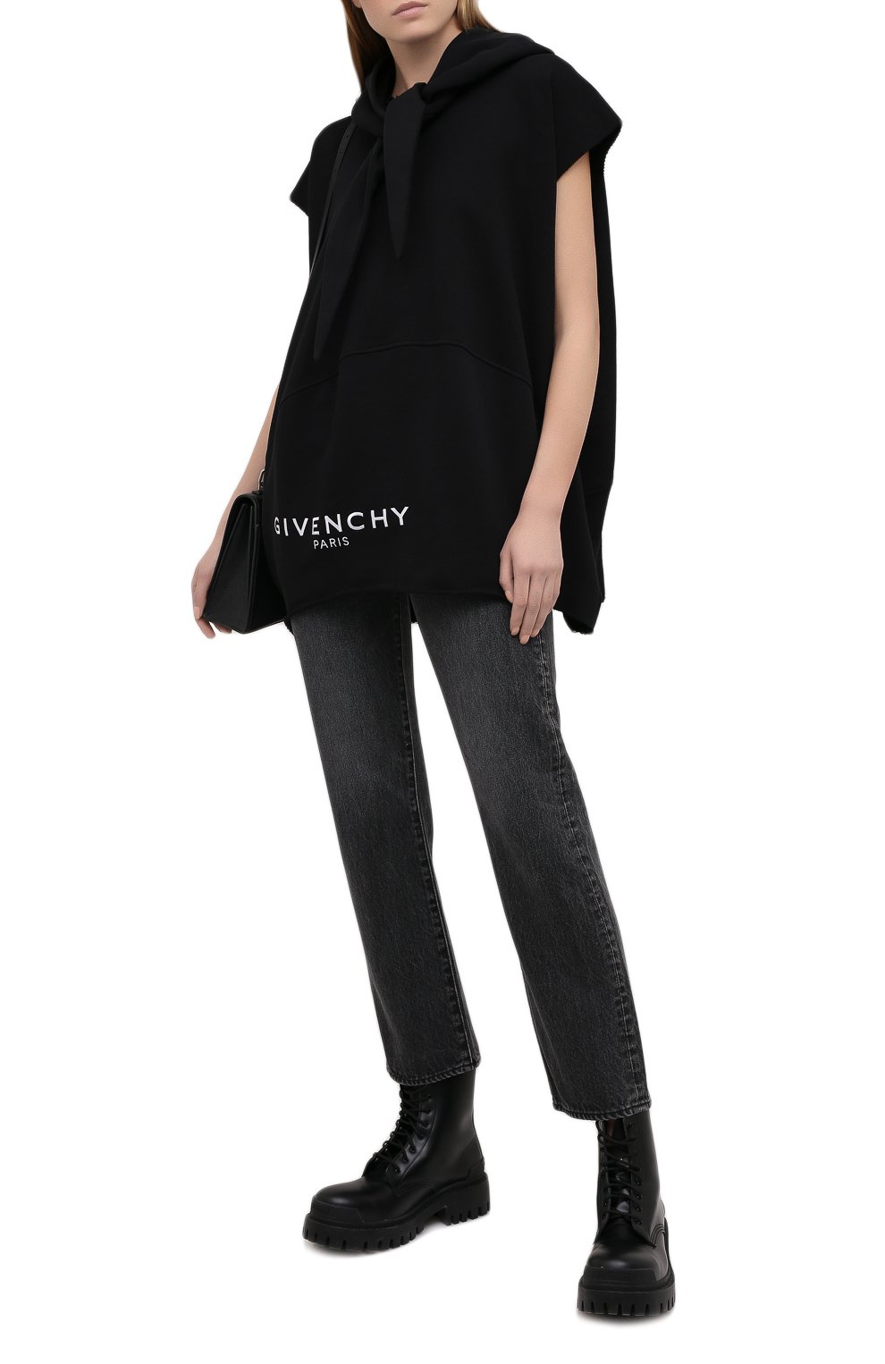 Хлопковое худи GIVENCHY, арт. BWJ01X30DX, фото 2