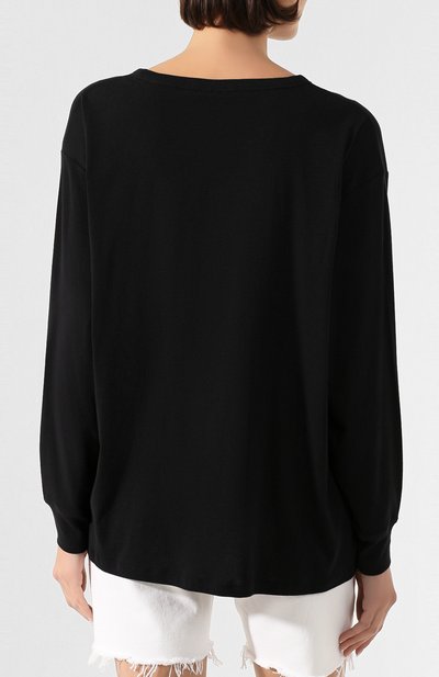 Хлопковый лонгслив ALEXANDERWANG.T, арт. 4CC1201078, фото 4
