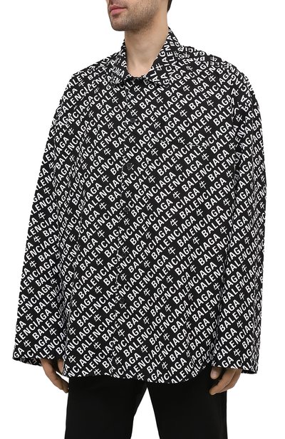 Хлопковая рубашка BALENCIAGA, арт. 647653/TJLA1, фото 3