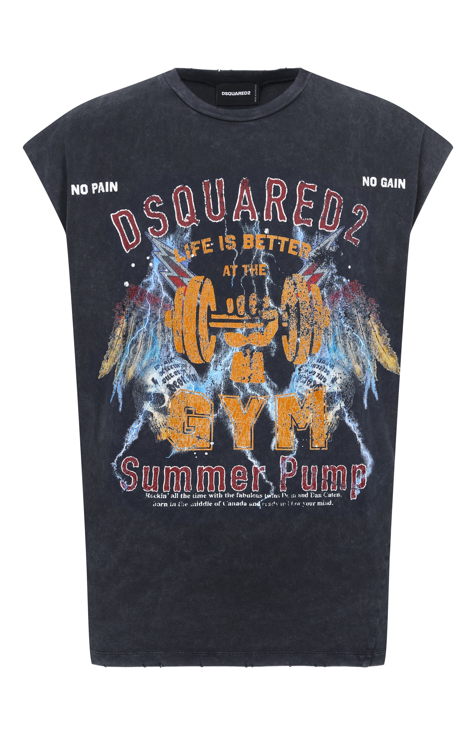 Хлопковая майка DSQUARED2, арт. S74GD1540/D20108, фото 1