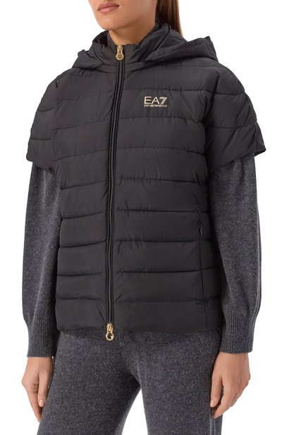 Утепленный жилет EA7 черного цвета по цене 18800 руб., арт. 7W000477/AF12476, фото 3 Утепленный жилет EA7, арт. 7W000477/AF12476, фото 3