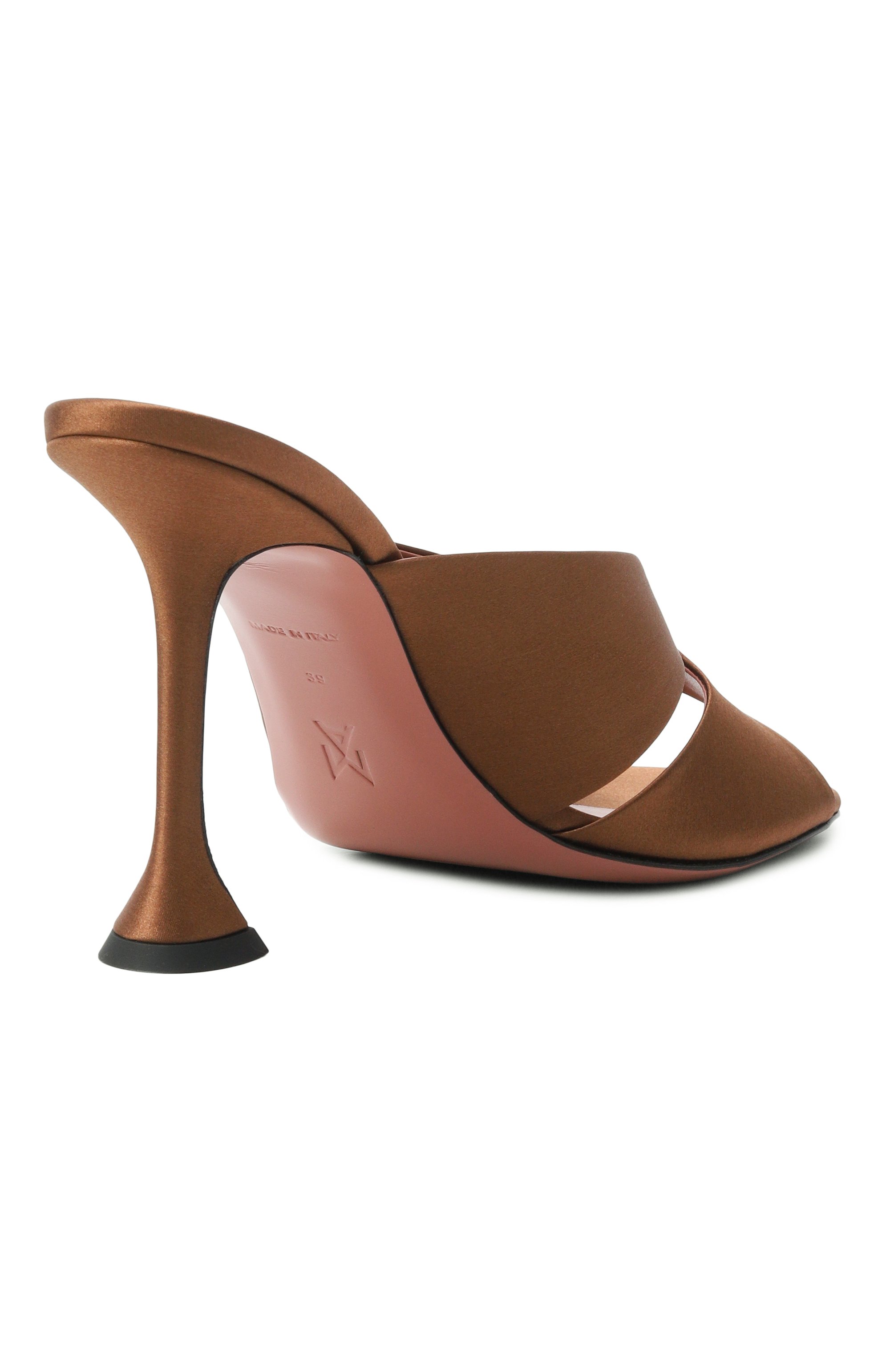 Текстильные мюли salma 95 AMINA MUADDI, арт. SALMA SLIPPER 95/SATIN, фото 5