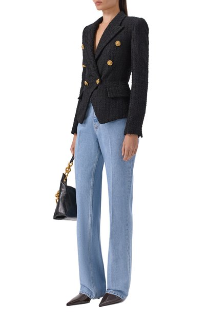 Женские джинсы BALMAIN, арт. GF1MI070/DG11